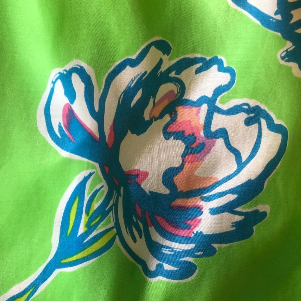 LILLY PULITZER LANGLEY‎ SILK STRAPLESS DRESS 8 - Picture 3 of 6